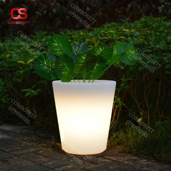 Chậu Hoa LED Phát Sáng