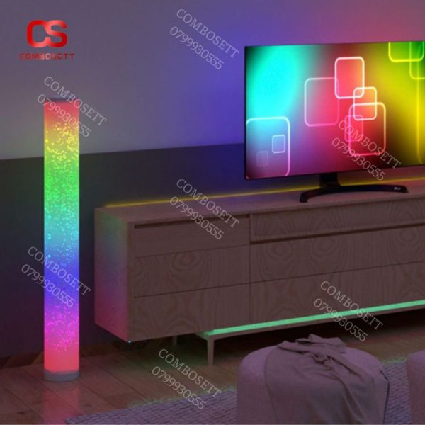 Đèn Sàn Led Rgb Combosett có điều khiển từ xa, bạn có thể điều chỉnh độ sáng ở xa