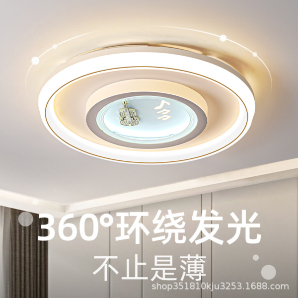 Đèn Led Ốp Trần Tròn decor không gian phòng ngủ cho bé