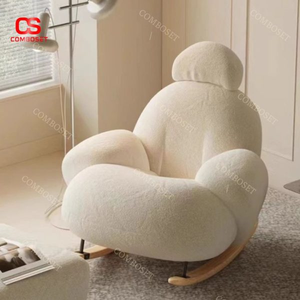 Sofa bập bênh nhiều máu sắc có thiết kế giống như hình ảnh chú vịt Donal