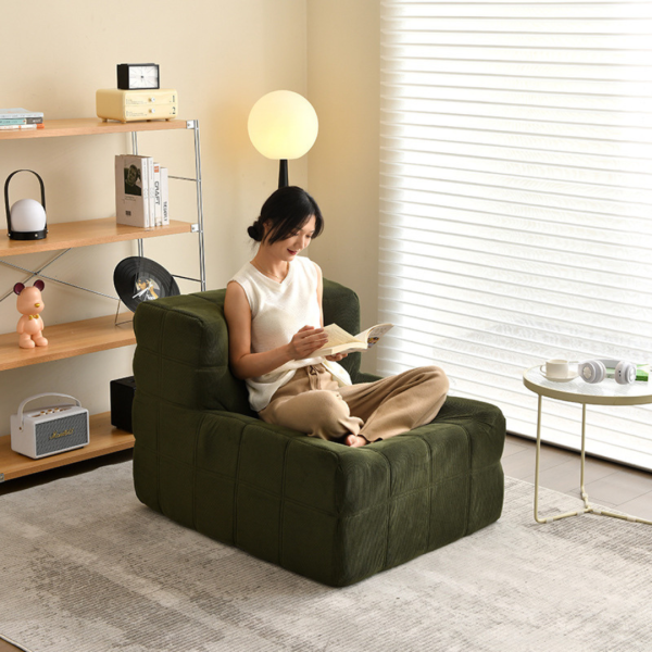 Ghế Lười Sofa Vải Nhung