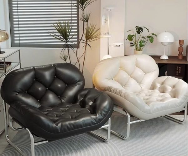 Ghế lười sofa gấp chân kích thước vừa phải tiết kiệm không gian