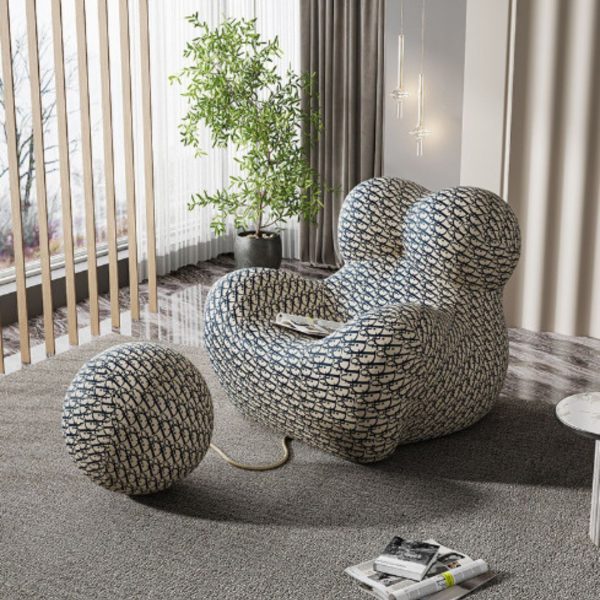 Ghế Sofa Lười Hoạ Tiết Sang Trọng