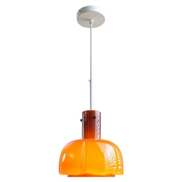 Đèn Thả Trần Nụ Hoa Thủy Tinh, Đèn Thả Thủy Tinh Phong Cách Bauhaus 3 Chế Độ Màu Decor Phòng Khách - Hình ảnh 6